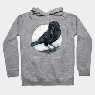 Vampire's Crow in the mist Hoodie